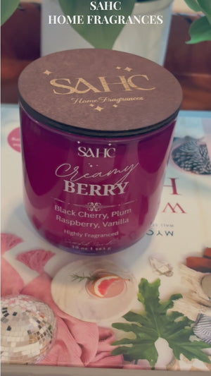 Creamy Berry Scented Candle